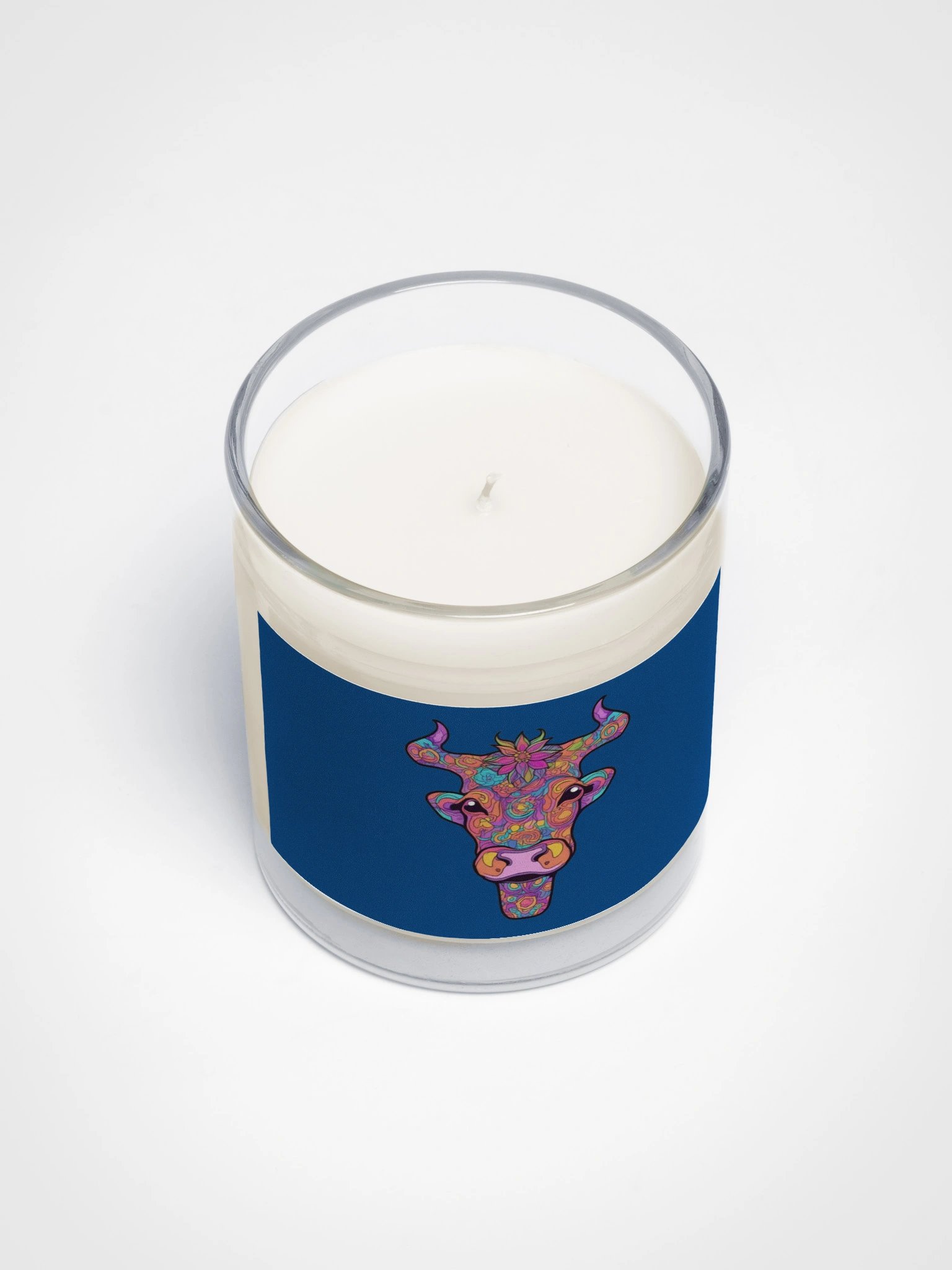 Floral Cow Face - Soy Candle product image (4)