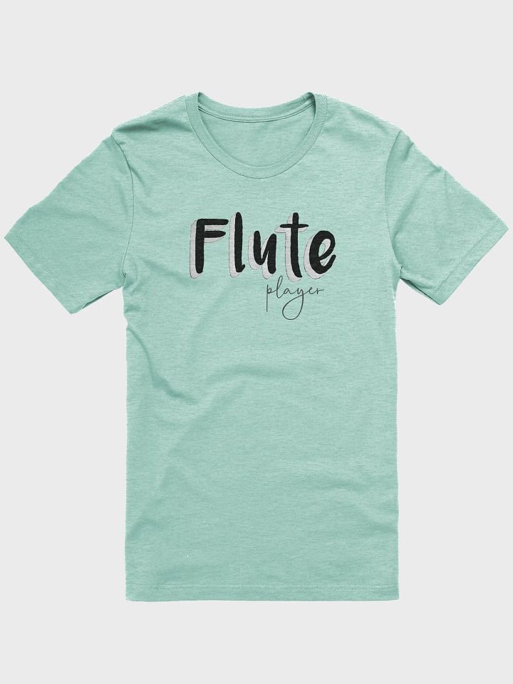 3D Flute Player Typography T-Shirt - Unisex product image (1)