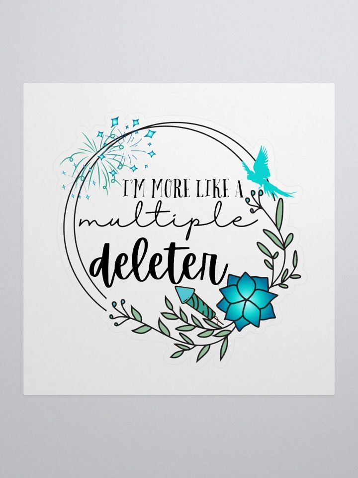 Multiple Deleter Sticker product image (1)