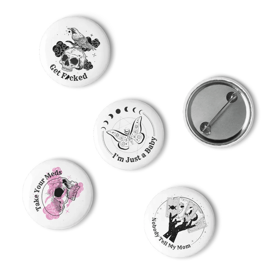 Pin Set of 5 (White Background) product image (15)