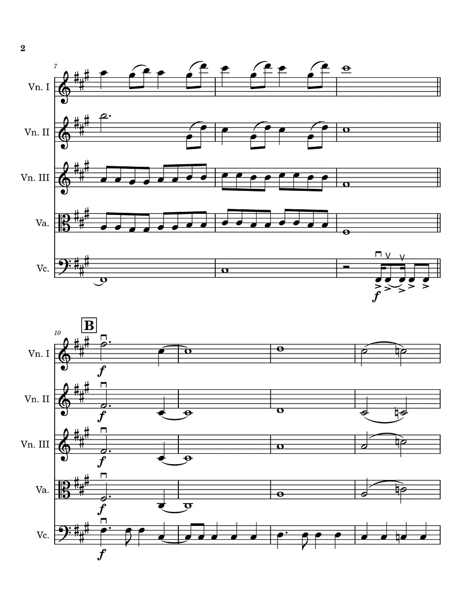 The Knife Dance (From "Murder Drones") Orchestra Cover Sheet Music product image (2)