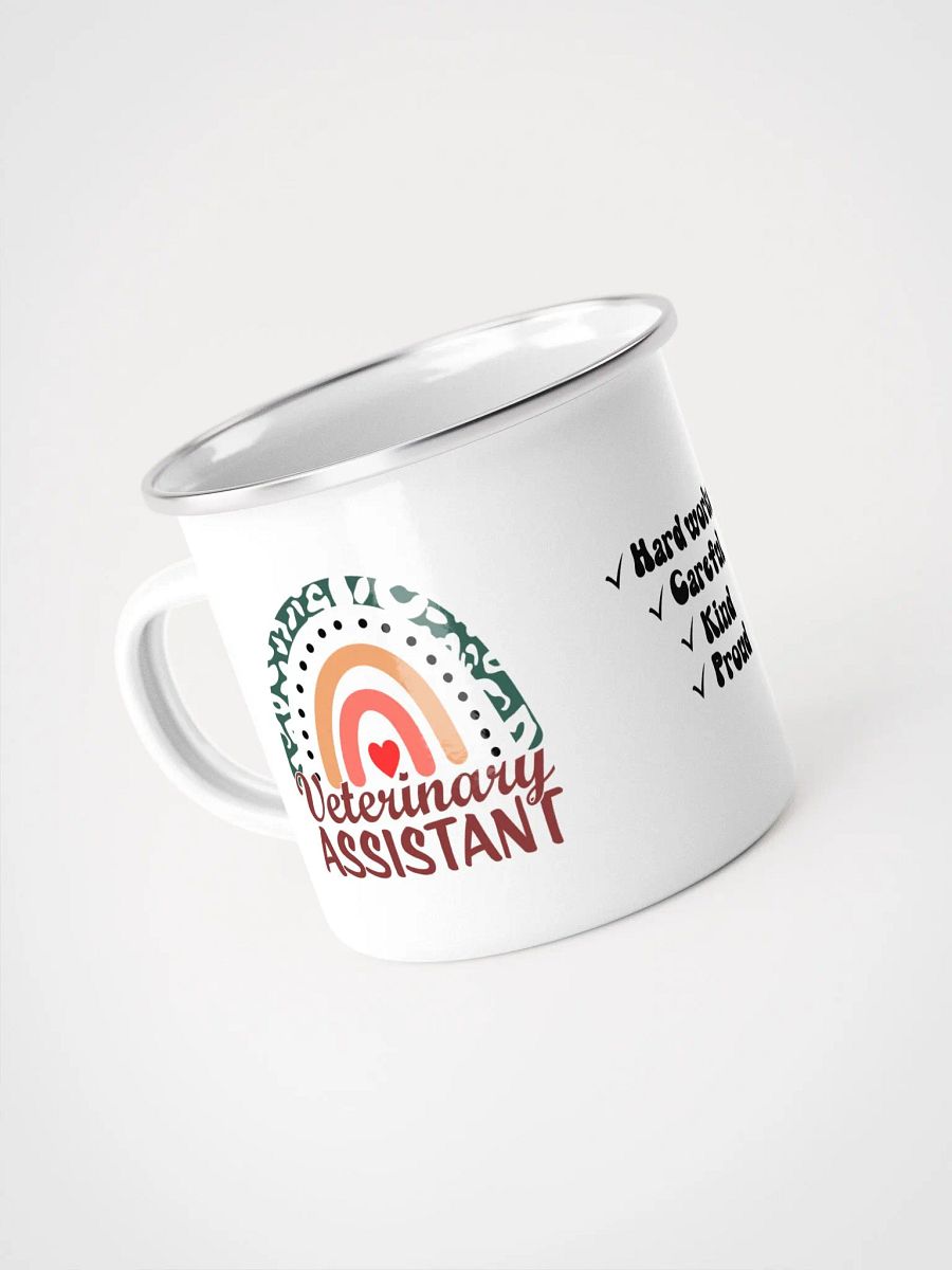 "Veterinary assistant" enamel Mug product image (4)