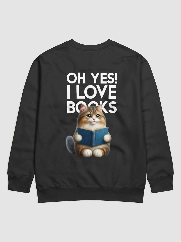A cute cat is reading book product image (2)