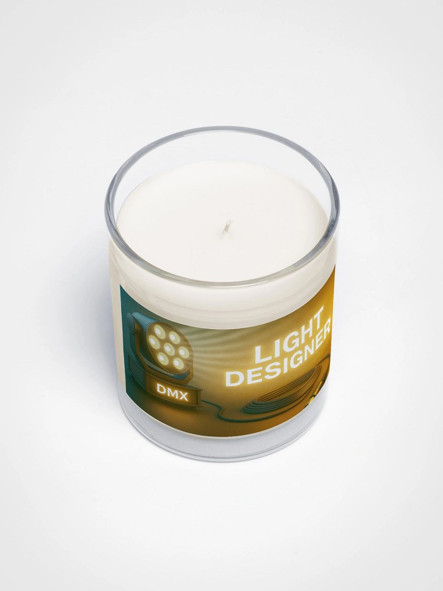 Theatrically Jerry: "LD" Light Designer Premium Soy Wax Candle product image (3)