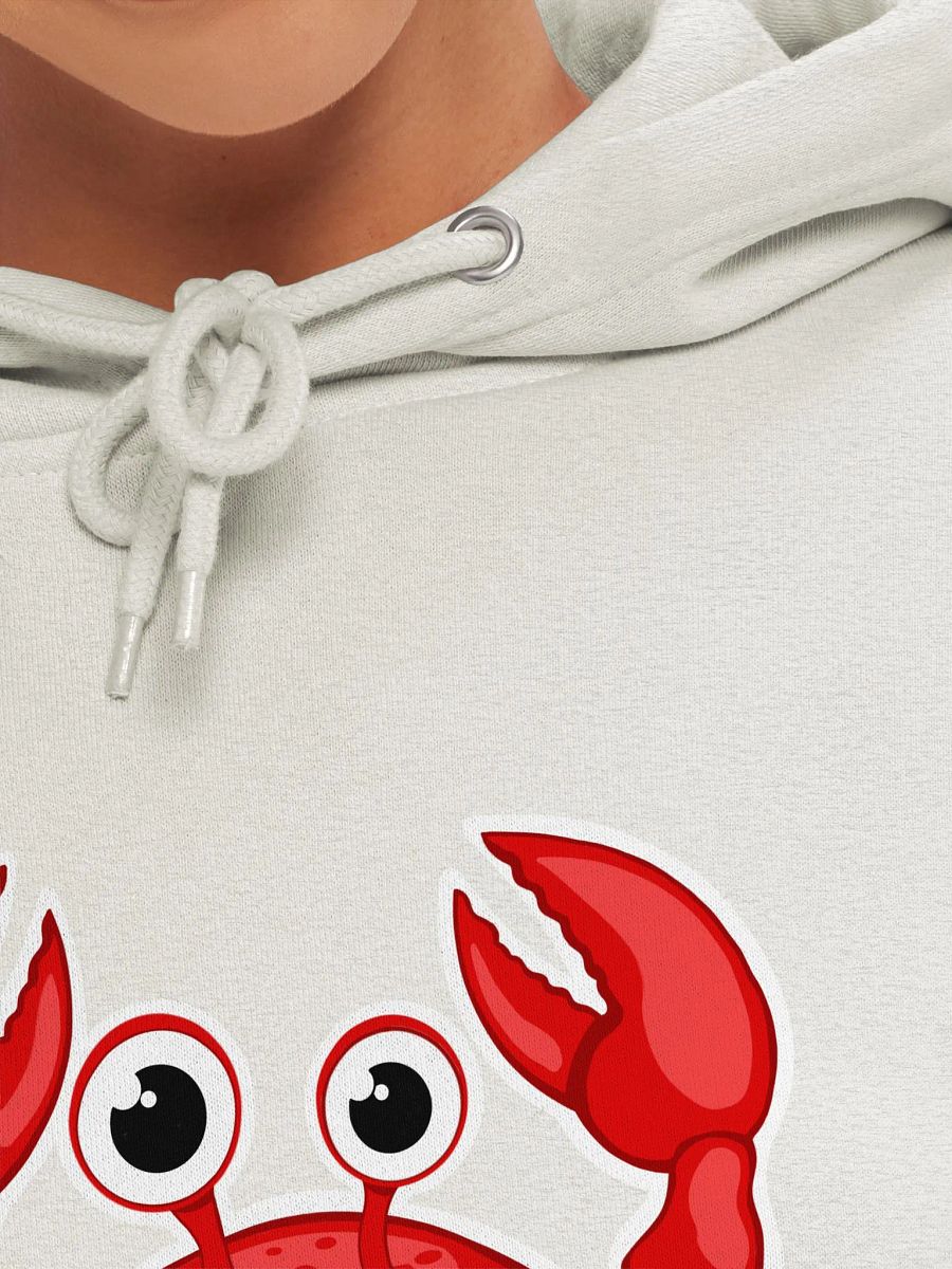 Cheerful Crab Red Premium Hoodie product image (13)