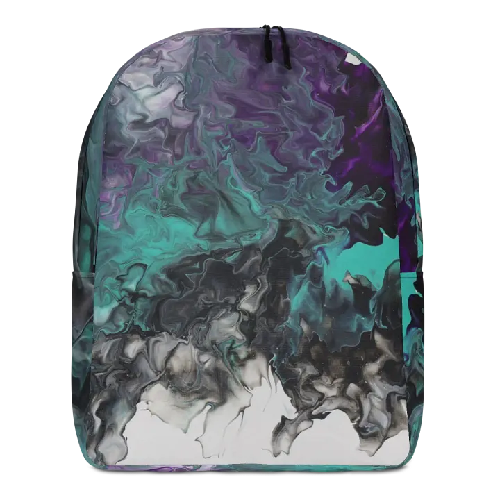 Acrylic Pour Printed Backpack- Original FCCA Design product image (1)