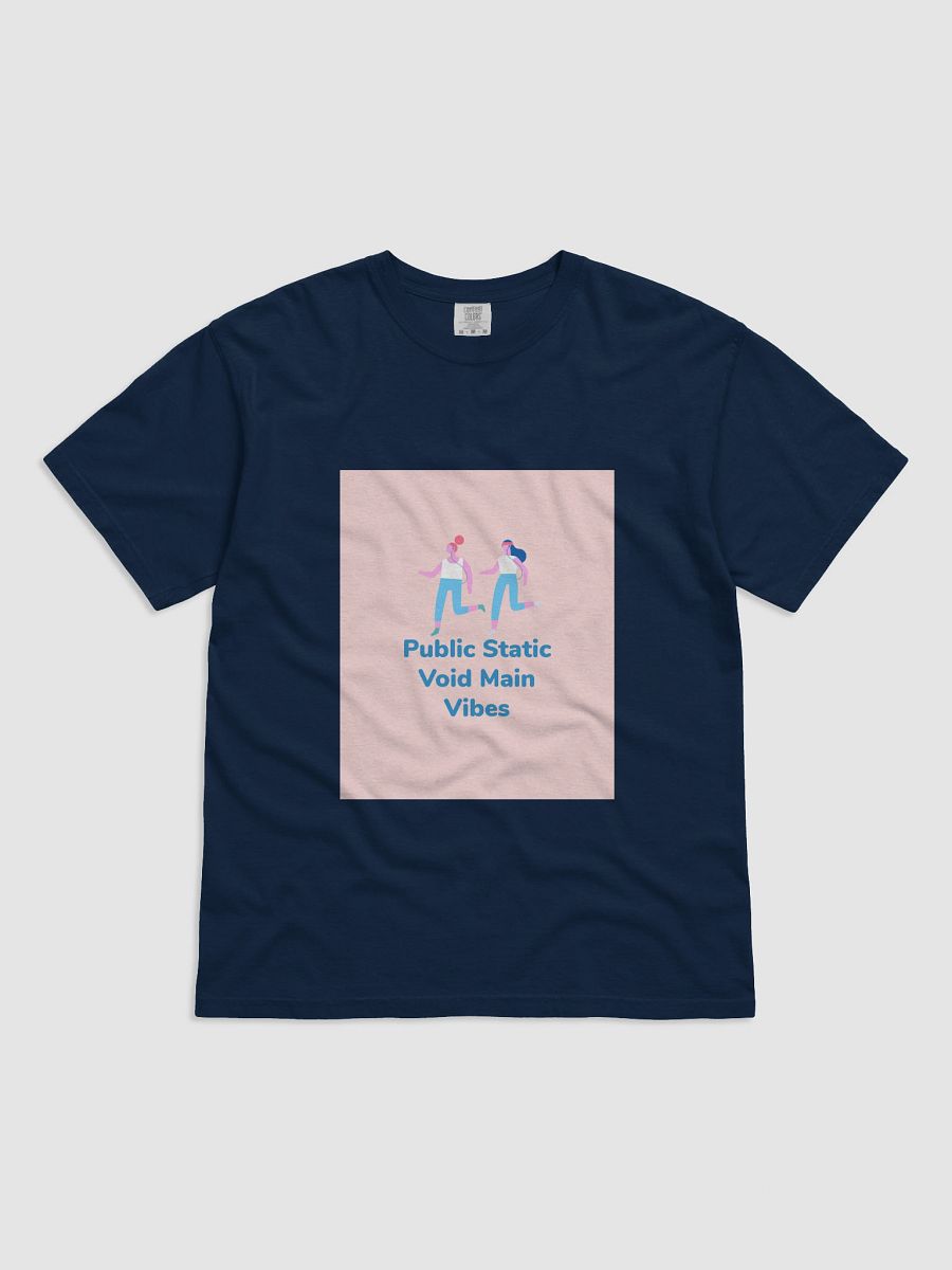 Public Static Void Main Vibes – Coder T-Shirt product image (1)
