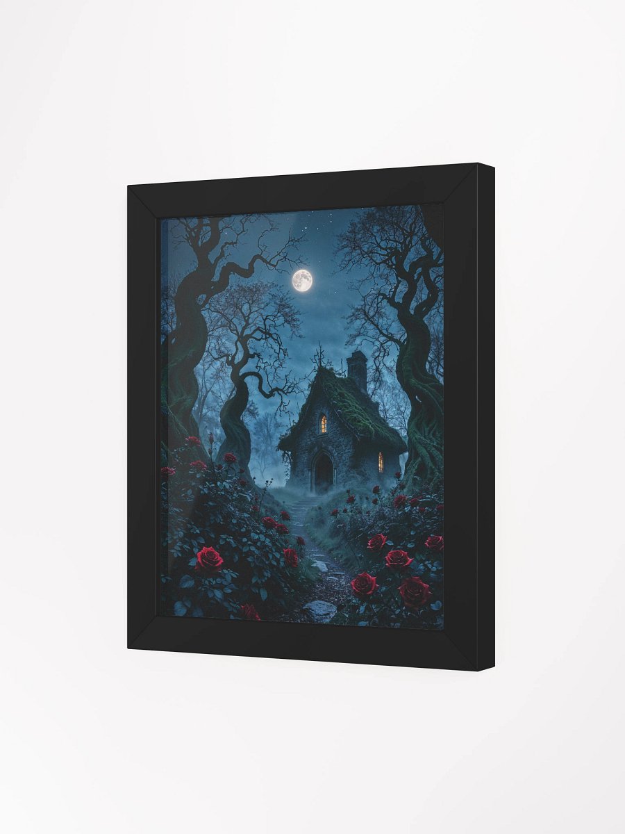 The Cottage Beneath the Moon Framed Print product image (27)