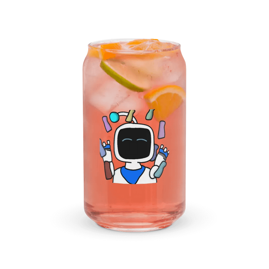 Astro bot celebrate drinking glass product image (7)