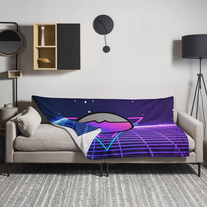 Battle Chicken Throw Blanket product image (1)