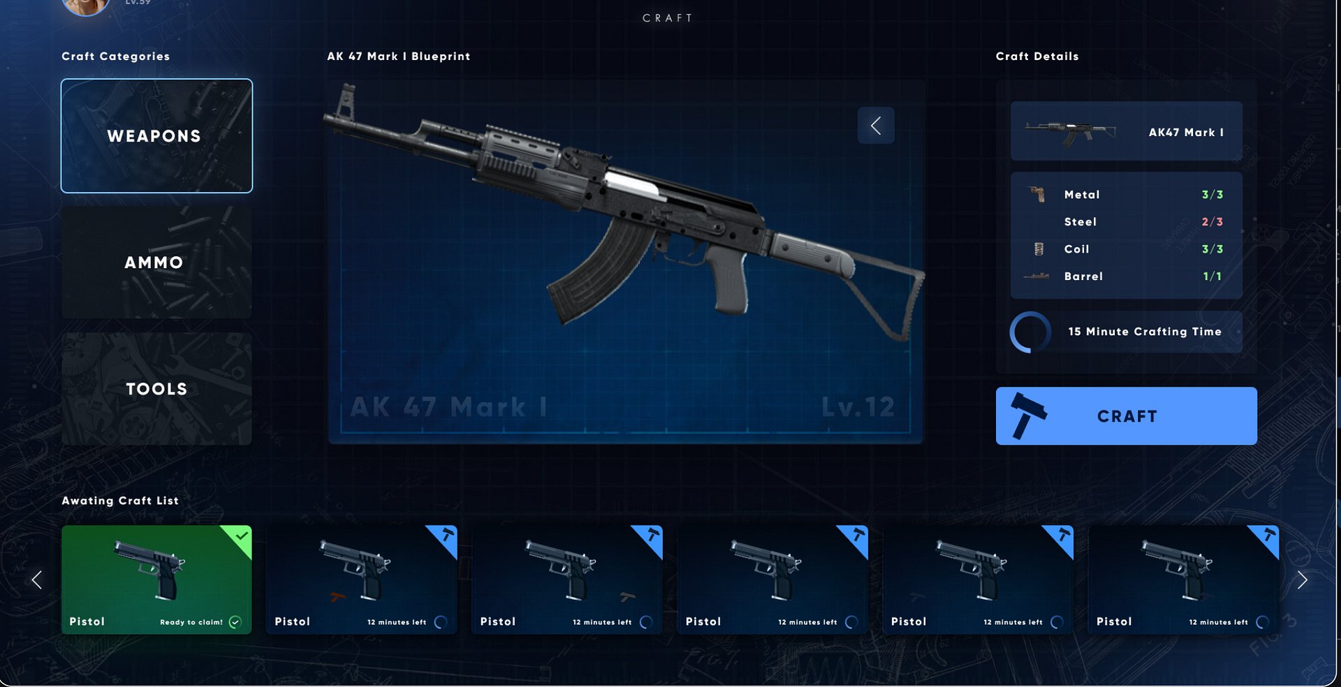 Fivem Crafting System [ QB / ESX ] product image (1)