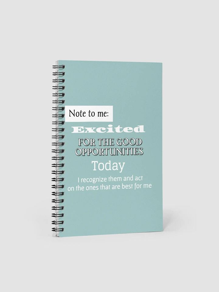 Good Opportunities Today Journal (Mint Green) product image (1)