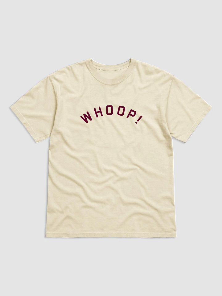 Whoop! T-Shirt on Ivory/White product image (2)