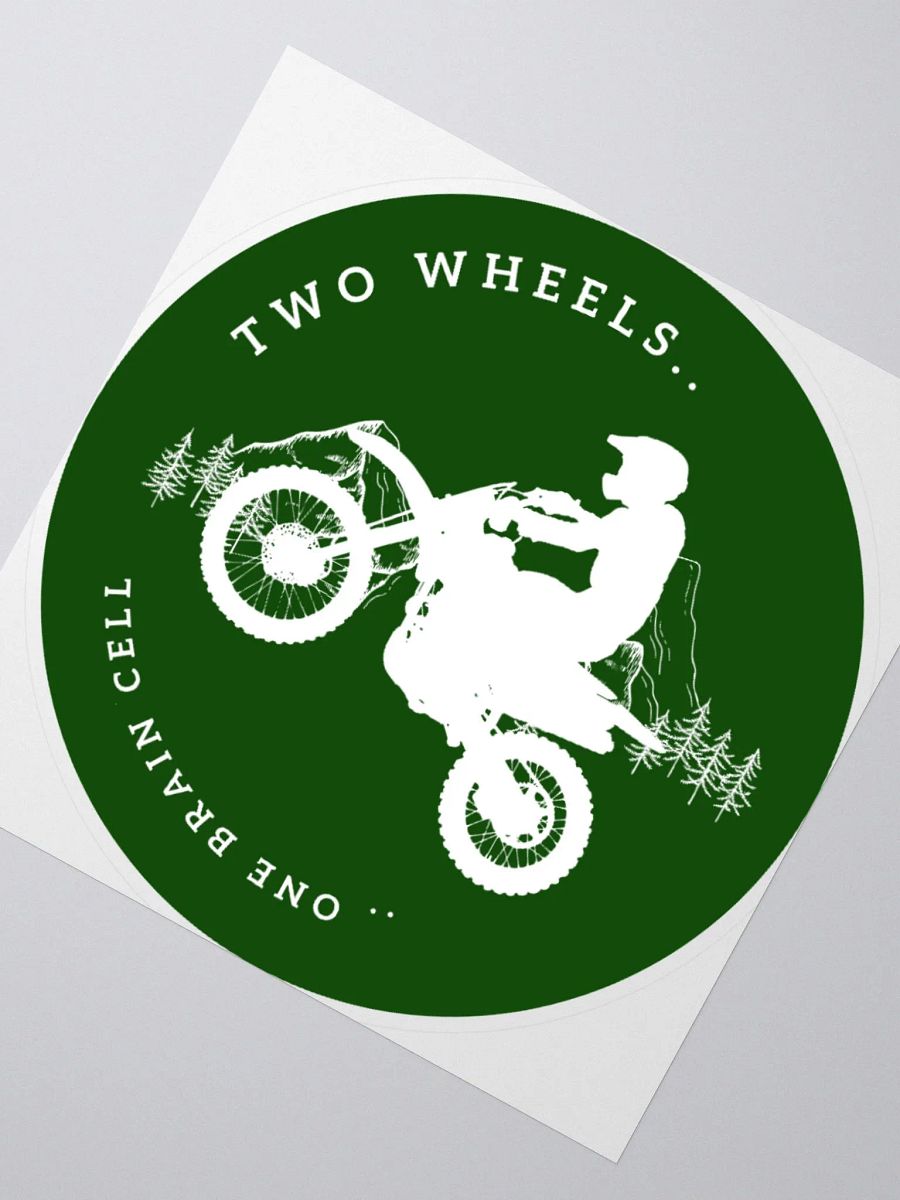Two Wheels Sticker product image (5)