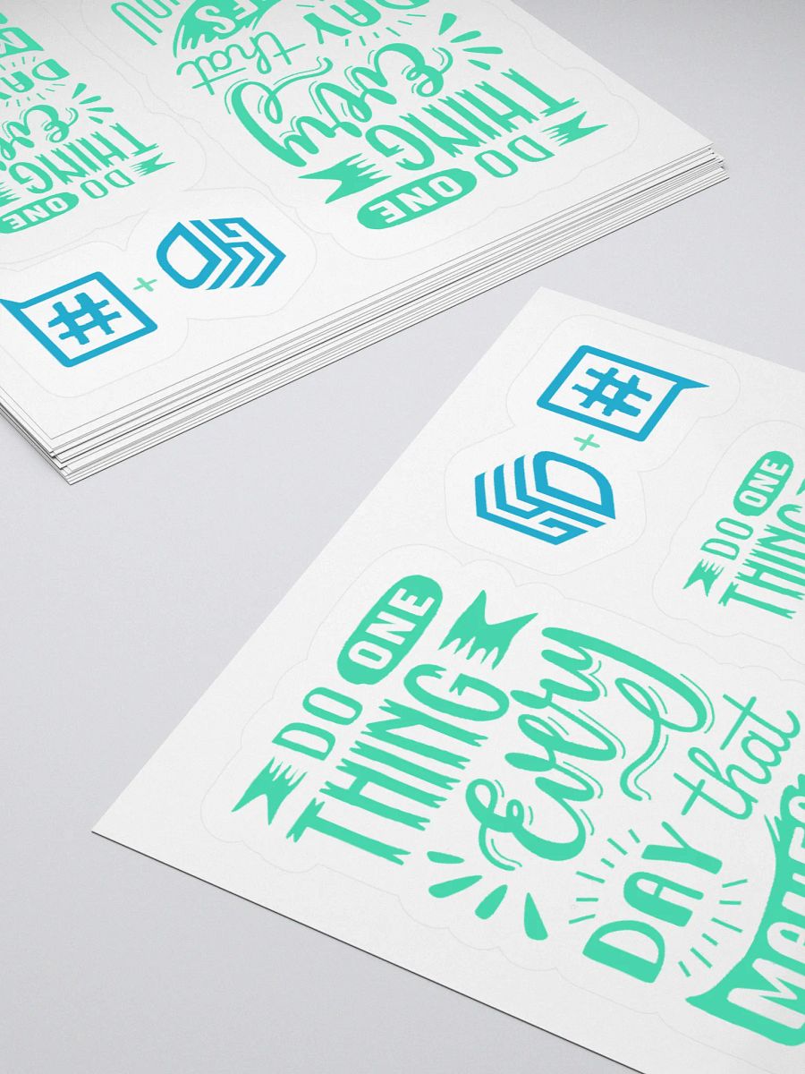 Do One Thing Every Day That Makes You Happy Stickers product image (4)