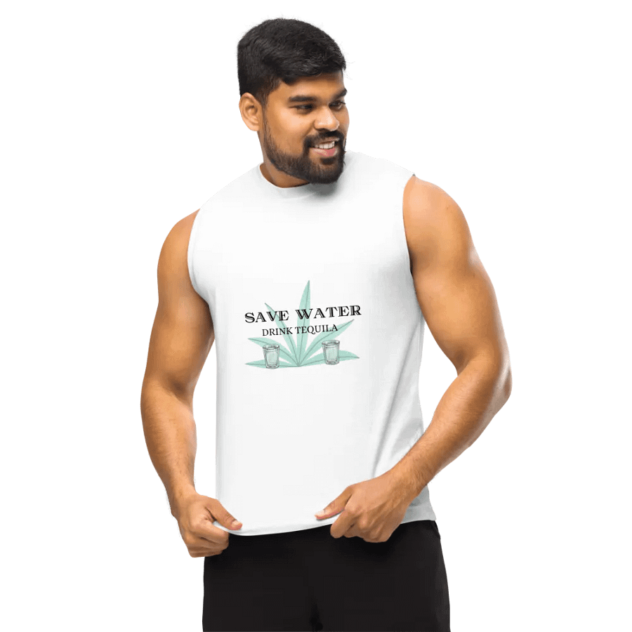 Save Water Muscle Tee product image (9)