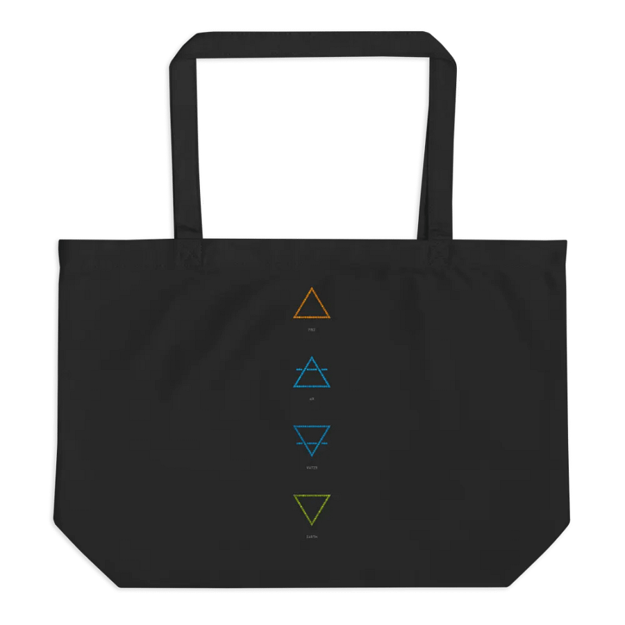 Illusory Triangles Organic Tote product image (1)