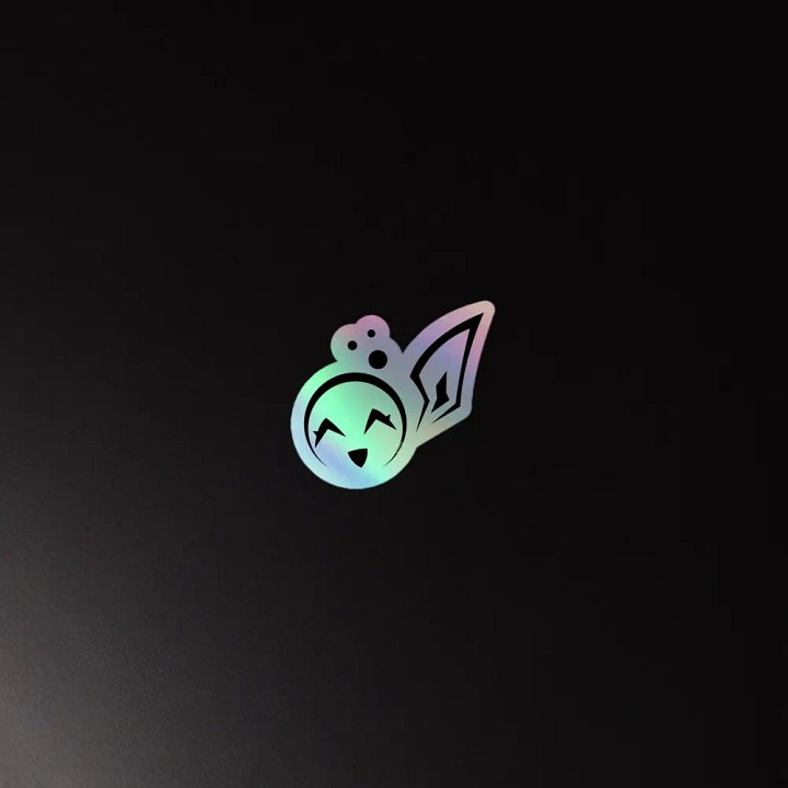 ◖002◗ kiku holo sticker product image (2)