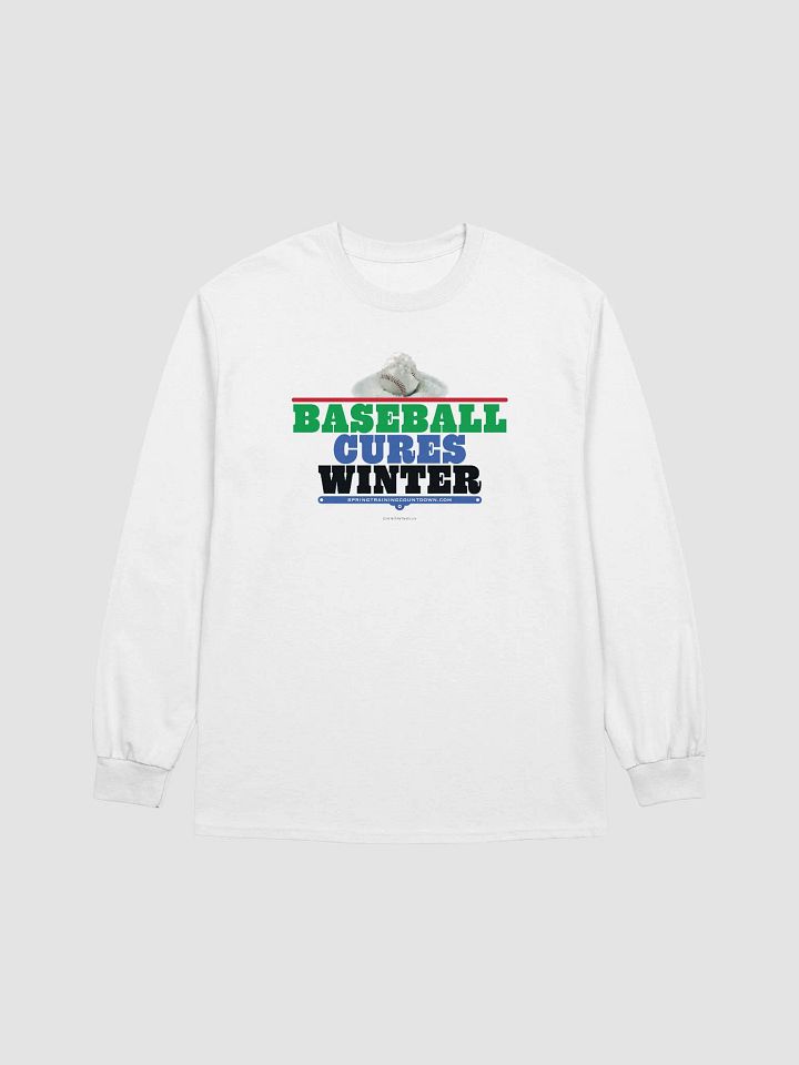 Baseball Cures Winter Long Sleeve Tee product image (9)