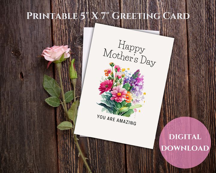 Love Bouquet Mother's Day Card product image (1)