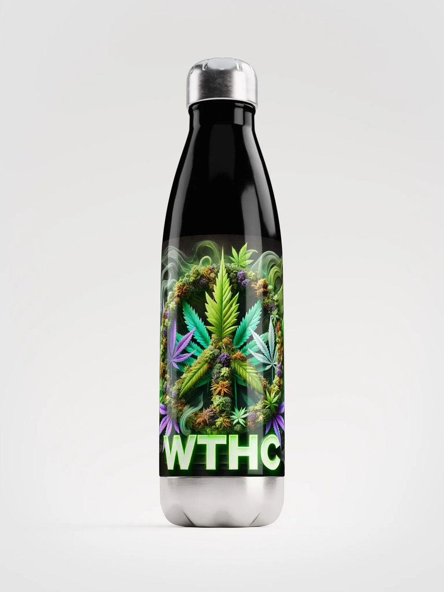 Da Cannabis Peace Symbol Stainless Steel Water Bottle product image (1)