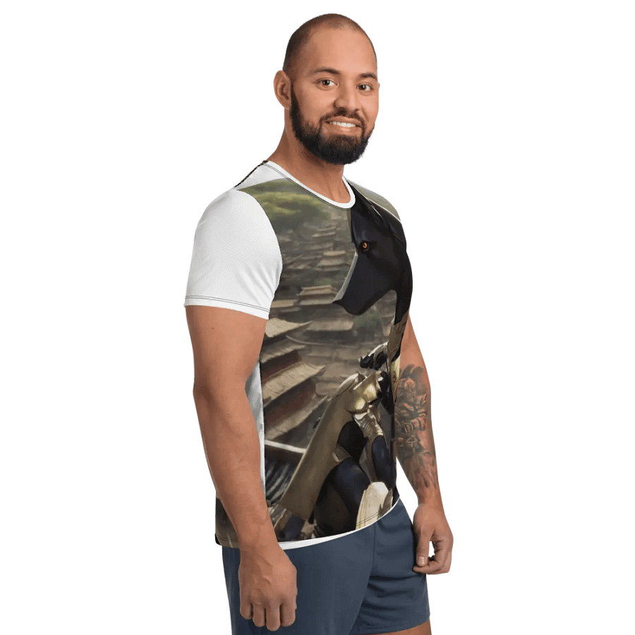 Mythical Jackal Warrior All-Over Print Athletic T-Shirt product image (6)