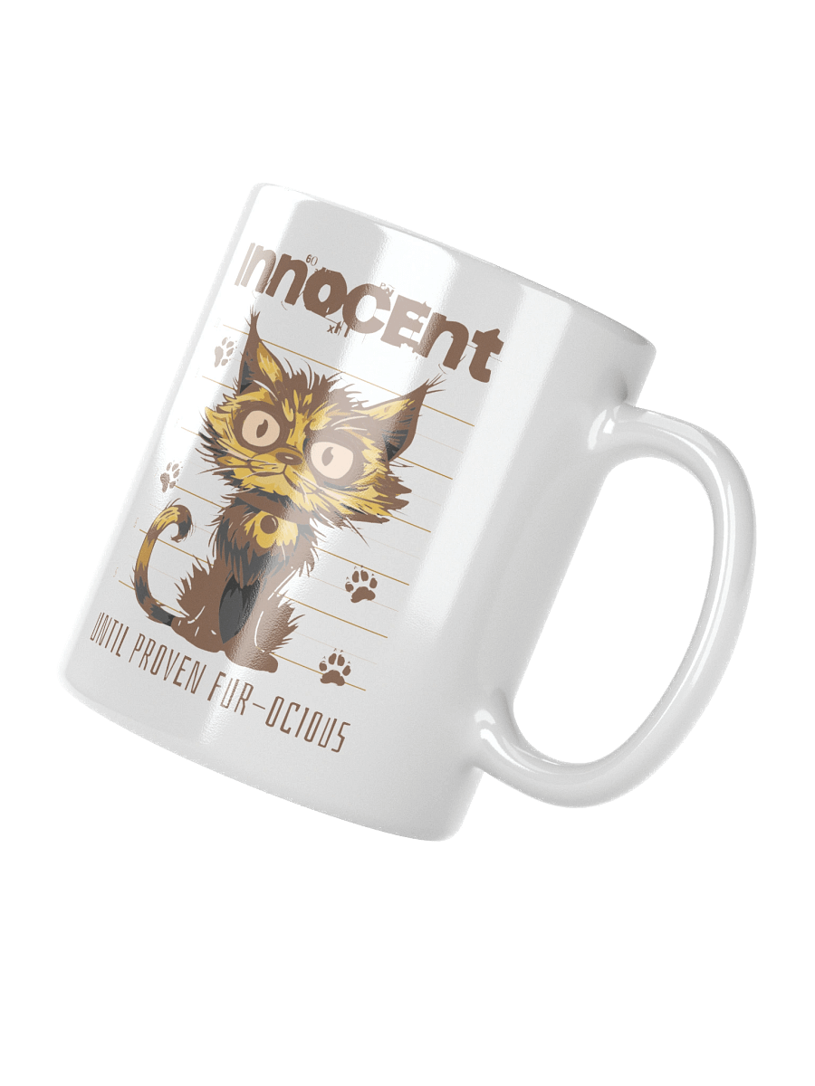 Cat Bandit | White Glossy Mug product image (4)