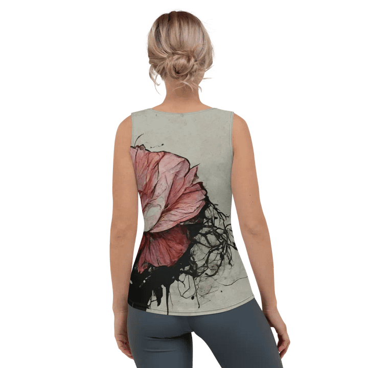 Dynamic Rose All-Over Print Tank Top product image (2)