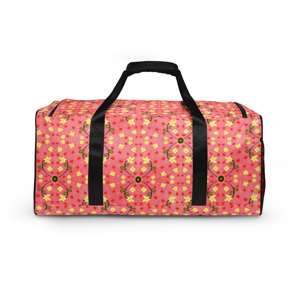 Hearts and Flowers Pink Duffle product image (2)
