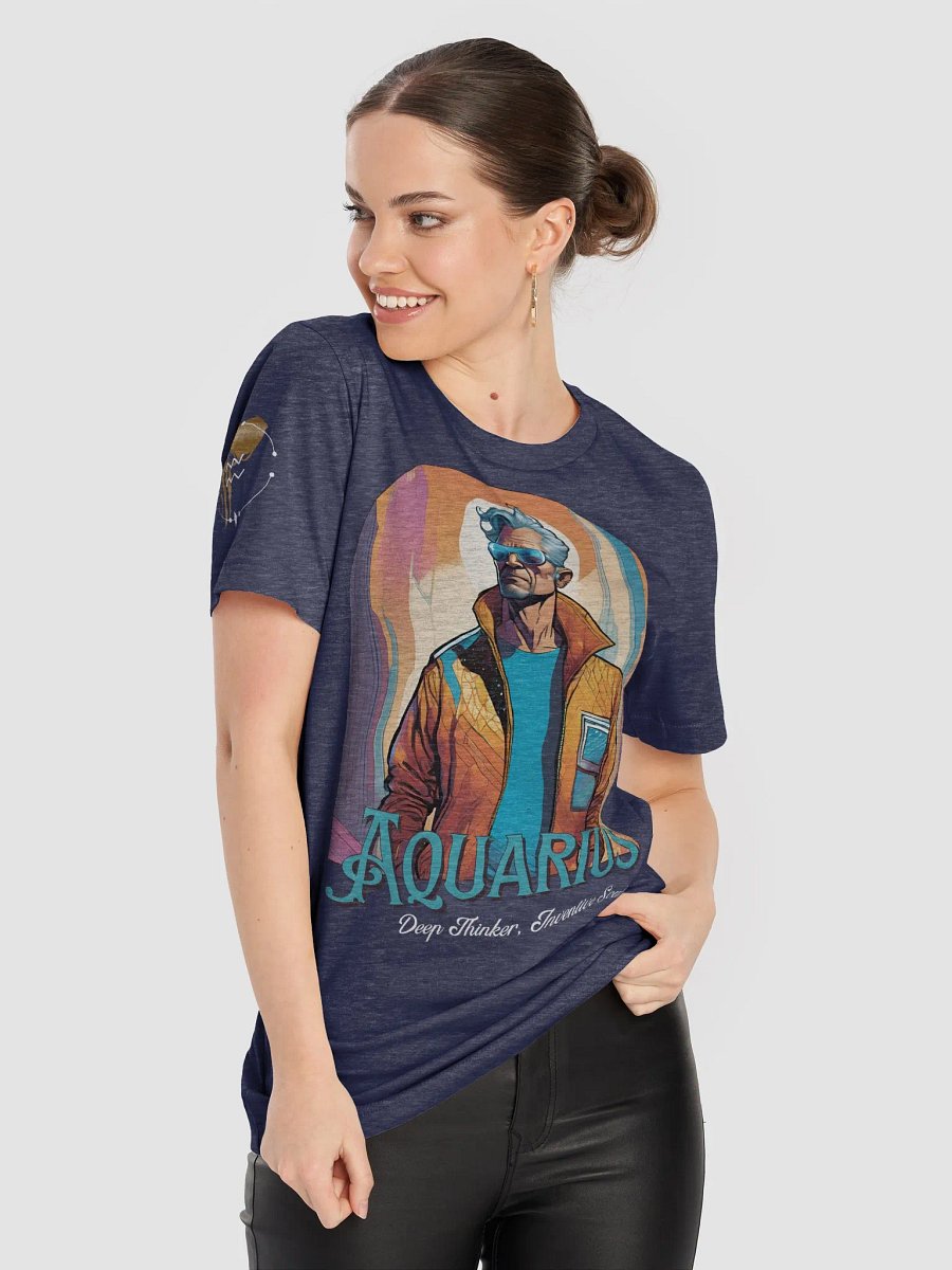 Celestial Aquarius Man T-Shirt (DTG) product image (7)