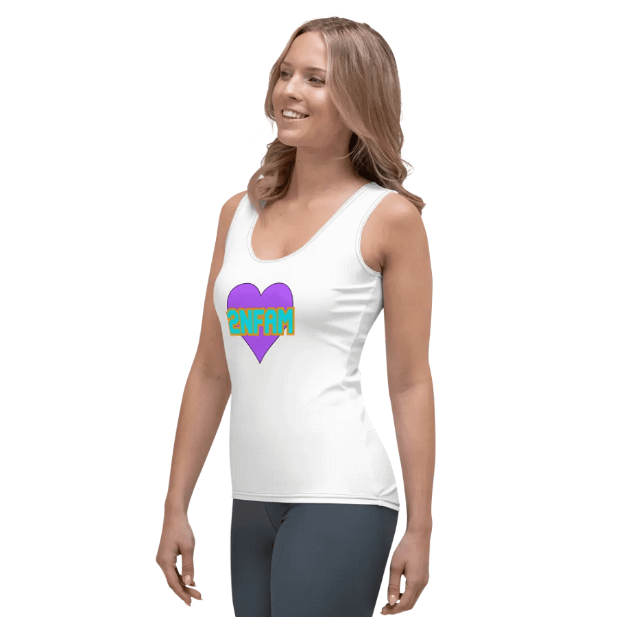2NFAM Heart Fitted Tank Top - Women's product image (3)