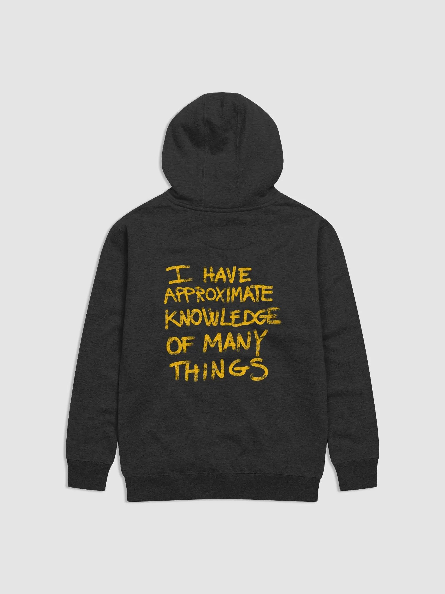 Demon Cat With Text on the Back Long Hoodie Multicolor product image (8)