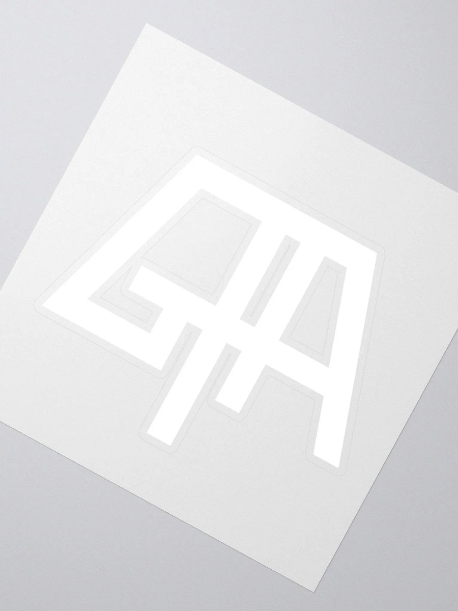 White GTA Logo Sticker product image (2)