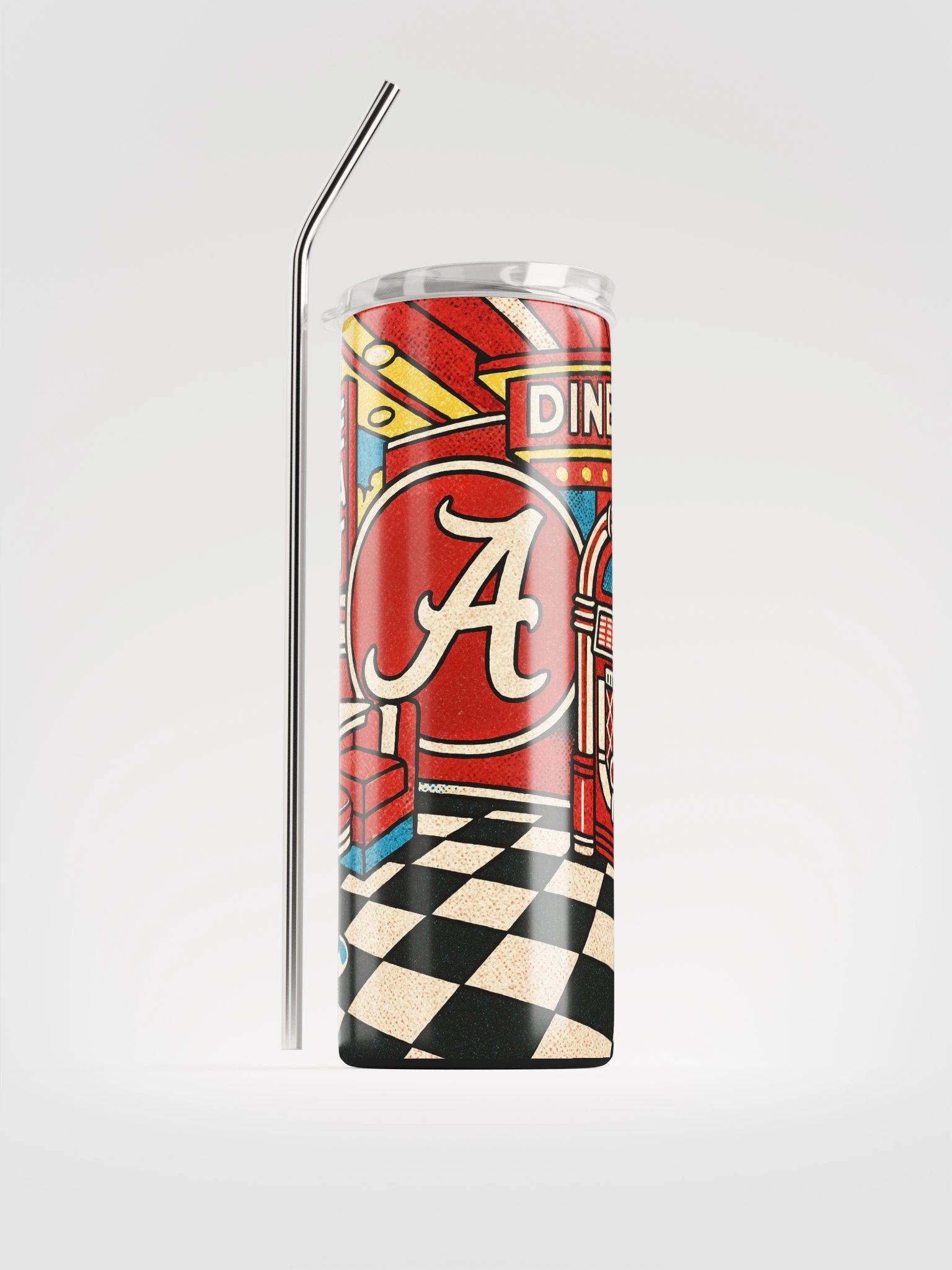 Retro Diner Stainless Steel Tumbler product image (1)