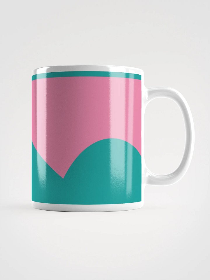 Teal Wave Symphony Mug product image (1)