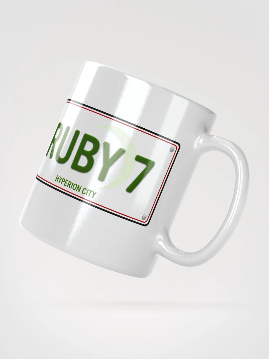 Ruby 7 License Plate Mug product image (5)