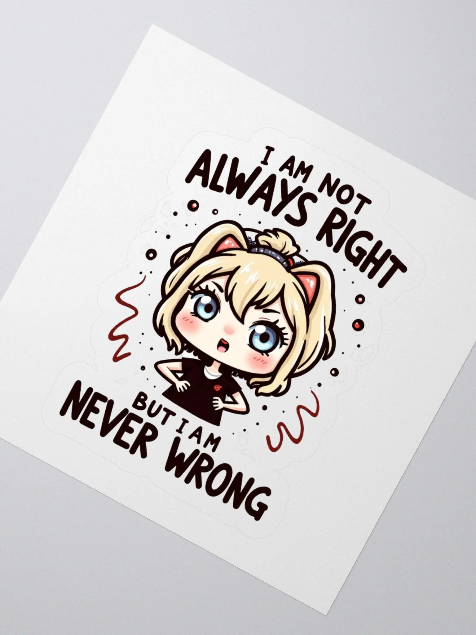 Never Wrong Kiss Cut Stickers product image (4)