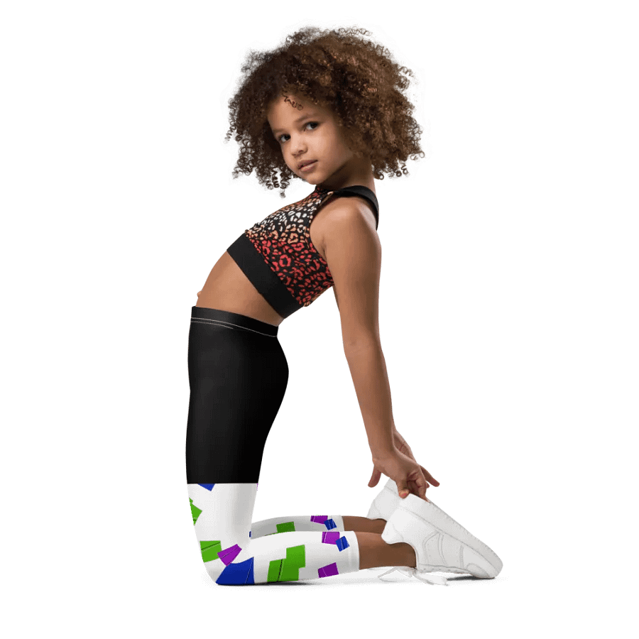Glitchy Kids Leggings product image (11)