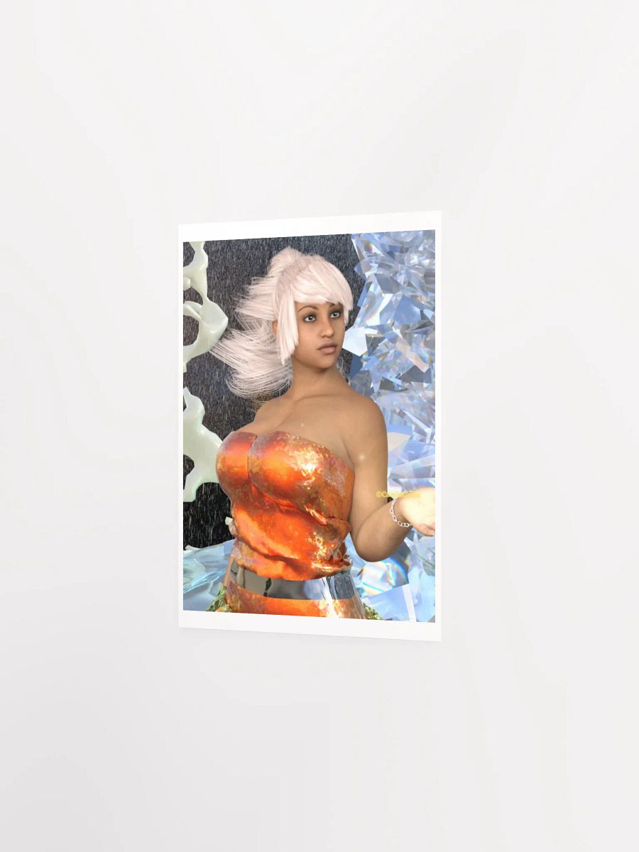 Ethereal White-Haired Woman Poster product image (19)