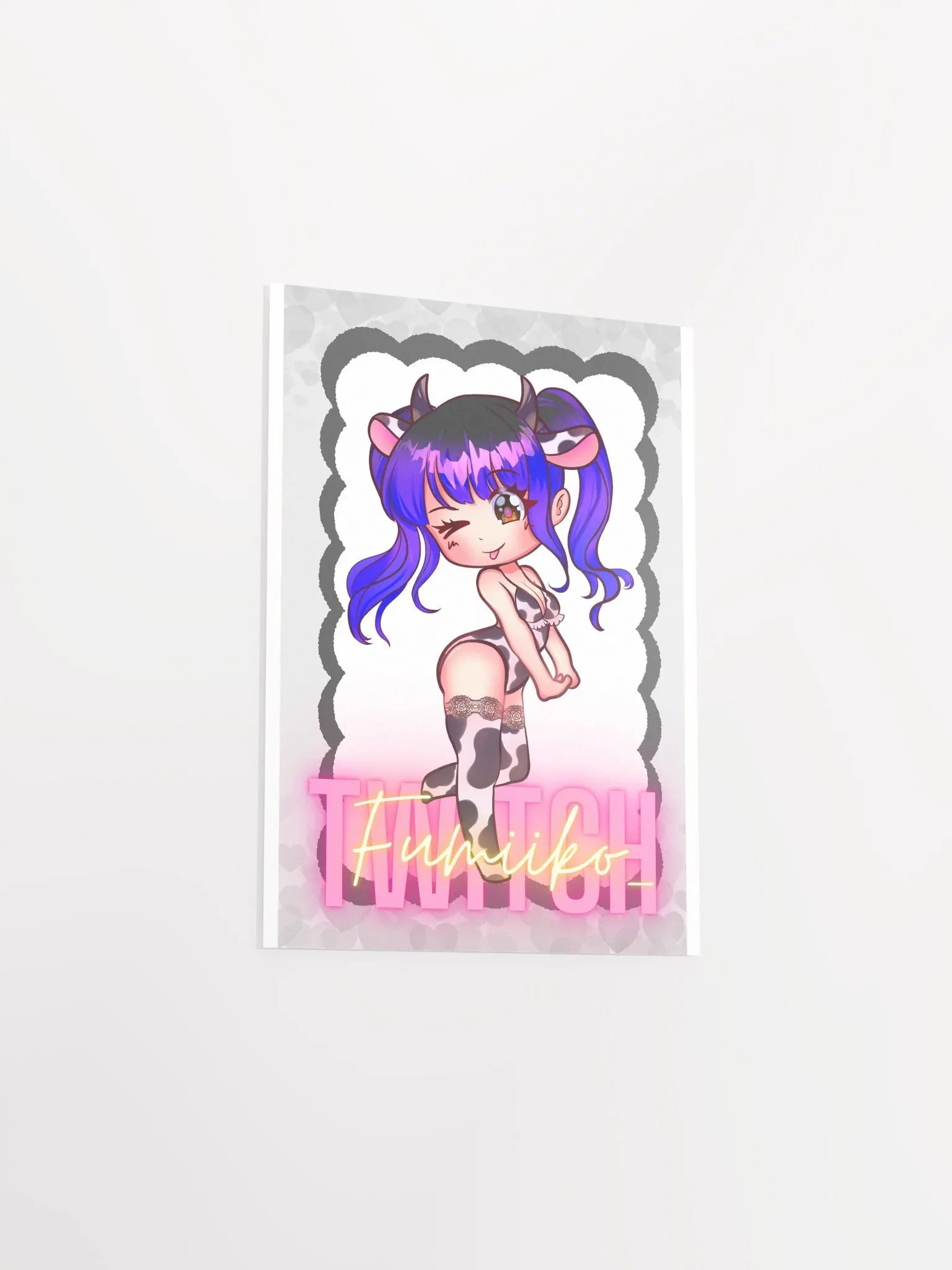 Chibi Cow-Print Poster: Fumiiko_ Edition product image (17)