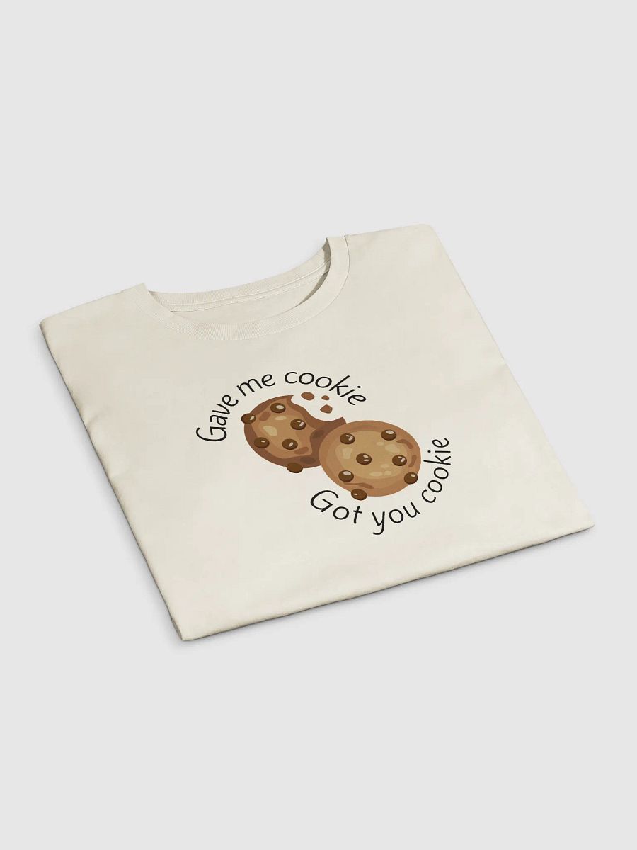New Girl Women’s Crop Top – Funny “Gave Me Cookie” Quote Tee product image (3)