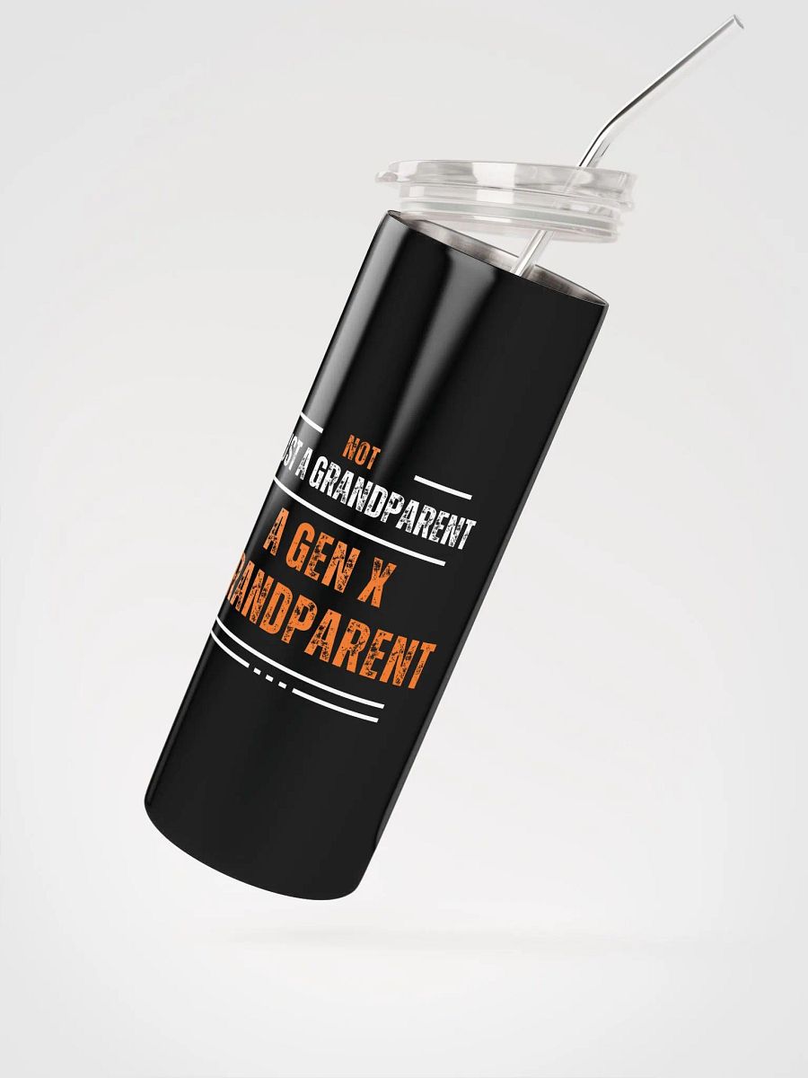 Not Just A Grandparent Stainless Steel Tumbler (Black) product image (4)