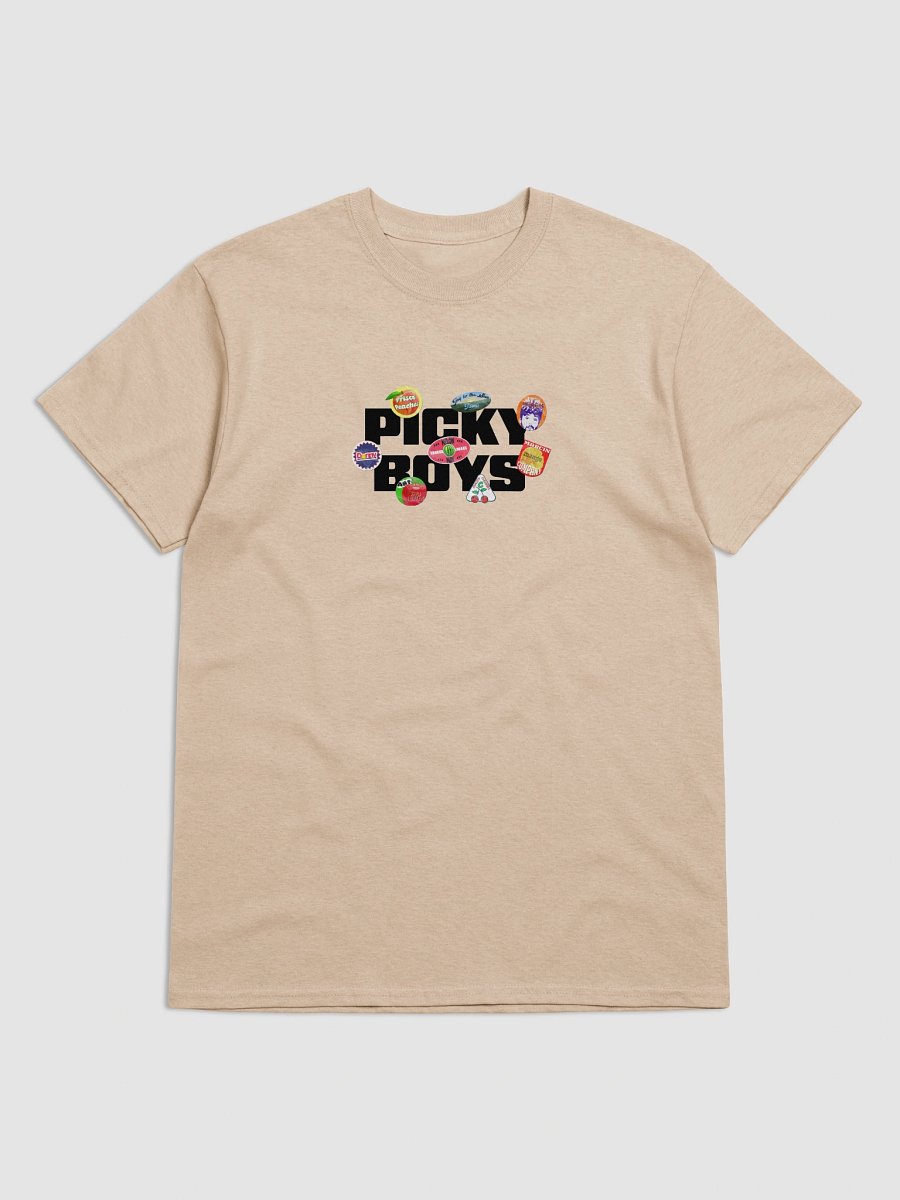 Fruit Stickers T-Shirt (Black) (7 Colors) product image (4)