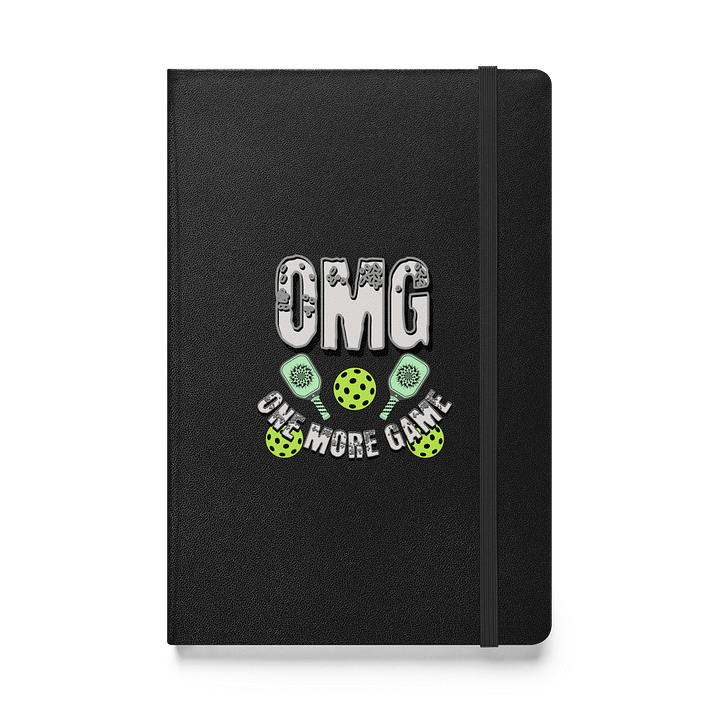 OMG One More Game Pickleball Block Hardcover Notebook product image (1)