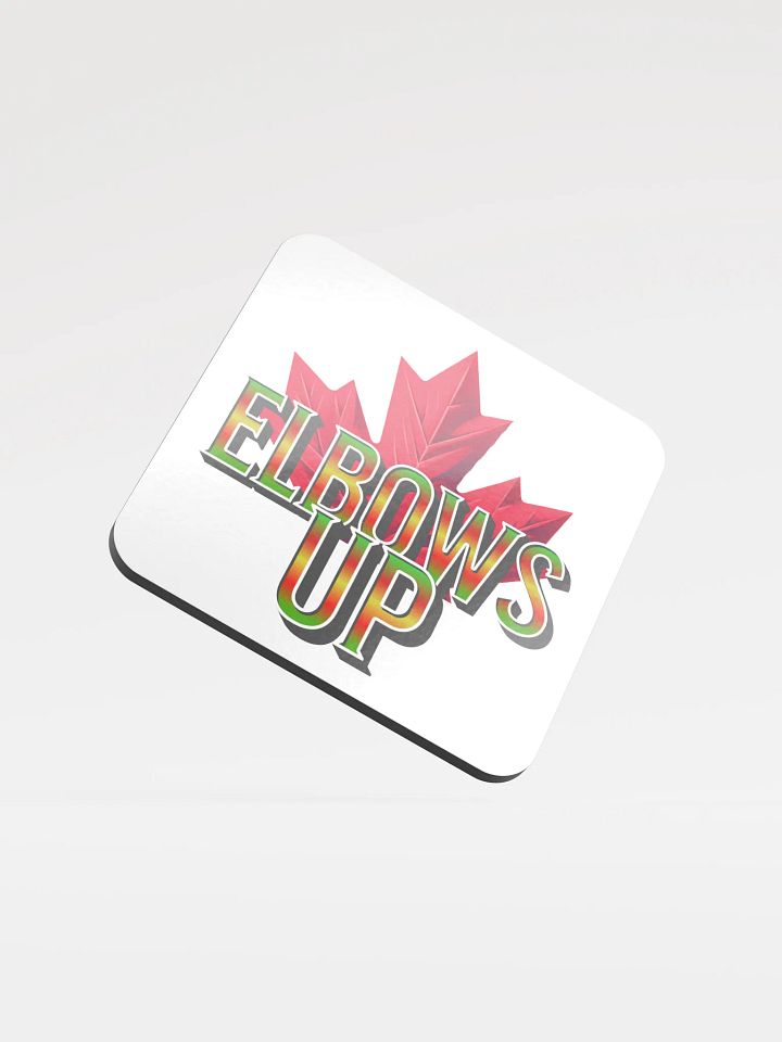 Elbows Up Maple Leaf Gradient Coaster Set product image (2)