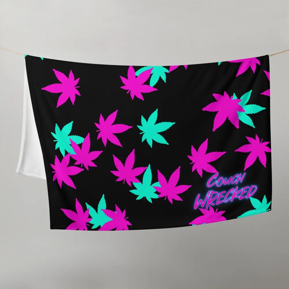 Blanket Neon Leaf product image (9)