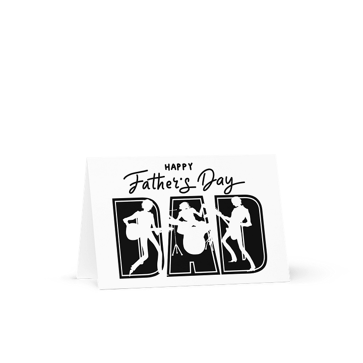 Rockstar Happy Father's Day Dad Card product image (1)