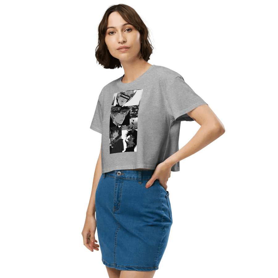 Moody Manga Expressions Women's Crop Top product image (63)