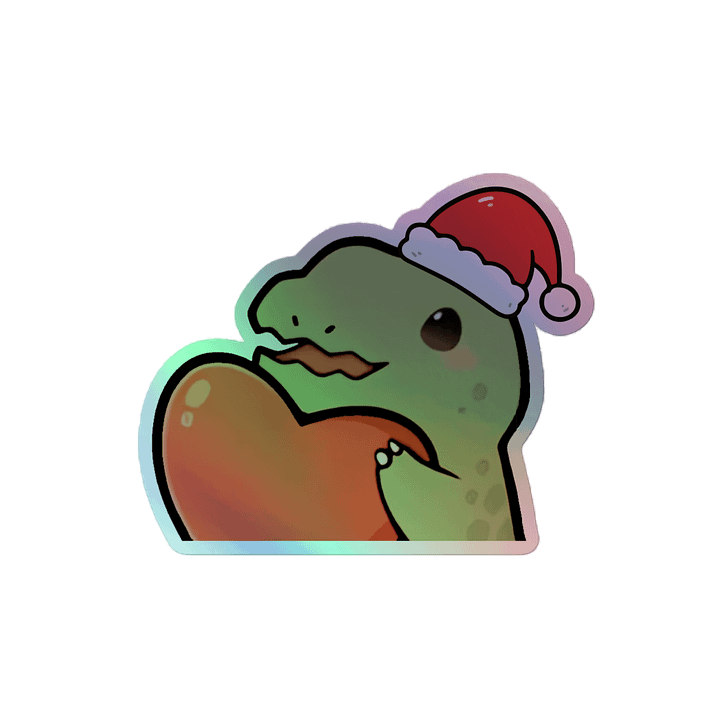 Holographic Holiday Emote Sticker product image (2)