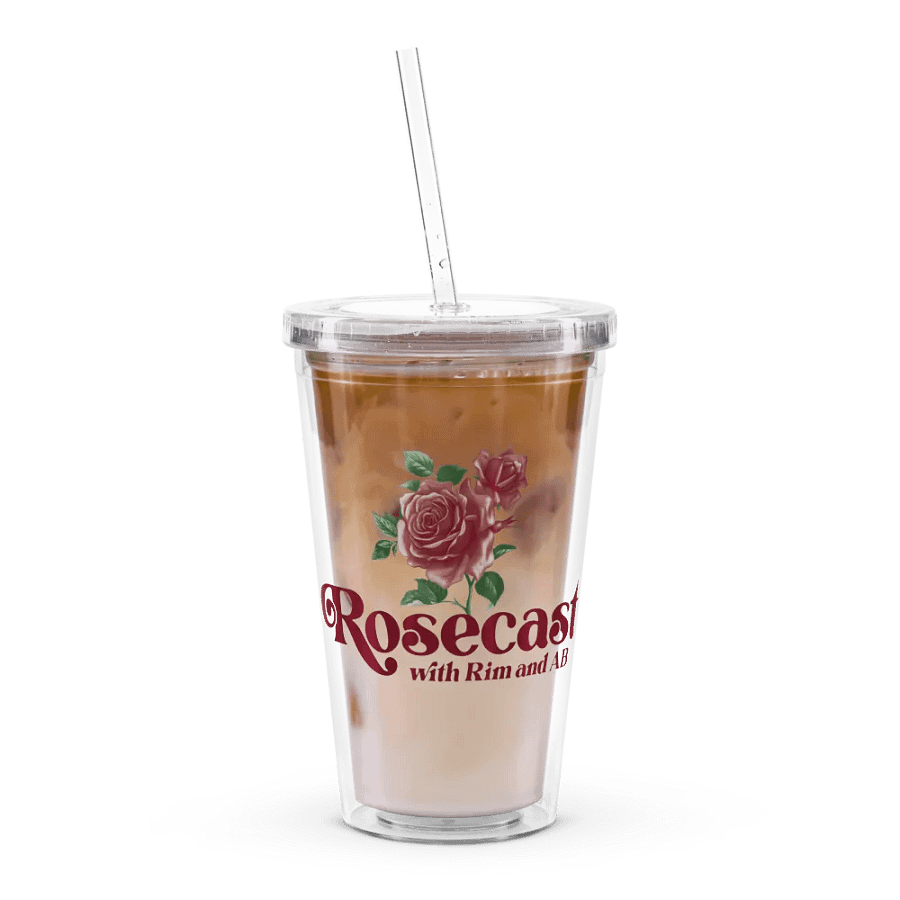 Retro Rose Plastic Tumbler (Doubled-Walled) product image (10)